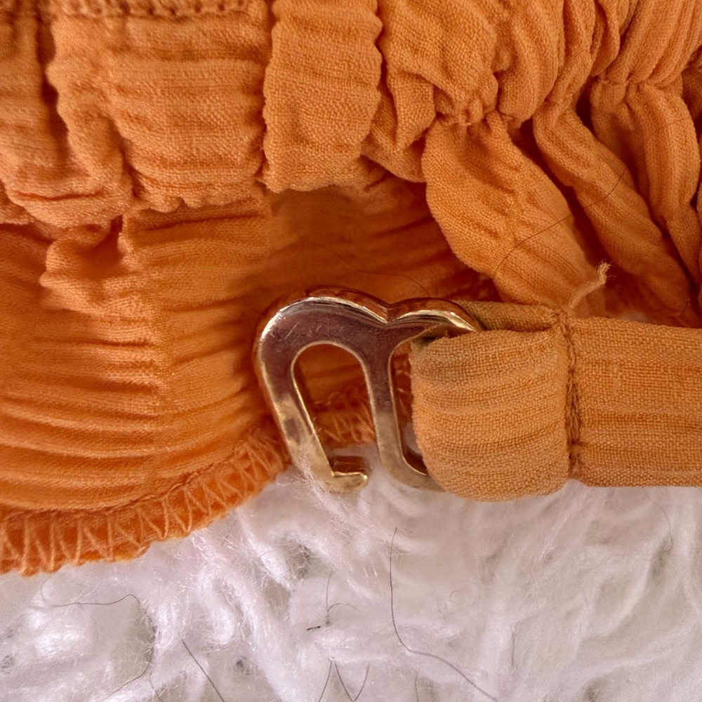 Montce Orange Ruffle Triangle Bikini Set - Picture 10 of 10